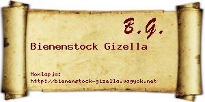 Bienenstock Gizella névjegykártya